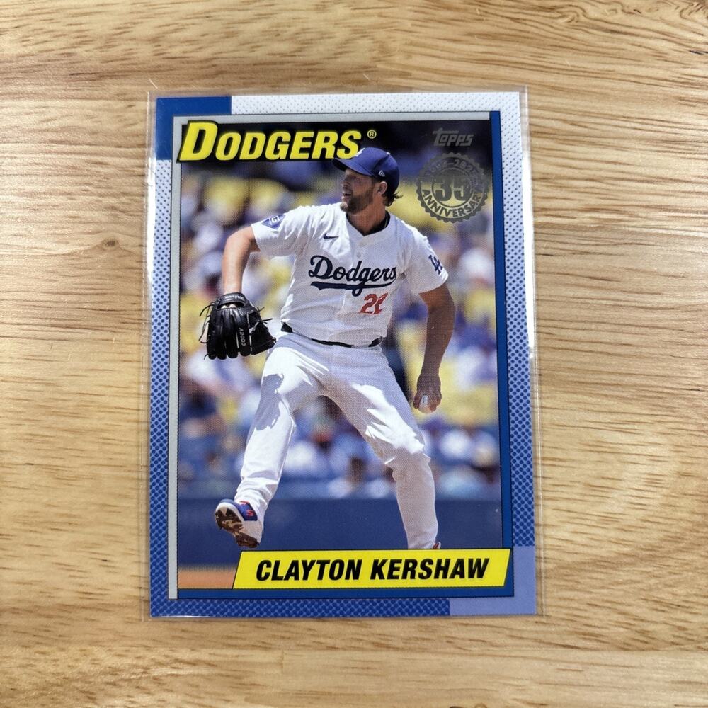2025 Topps Series 1 - 1990 Topps Baseball Clayton Kershaw #T90-61 - Picture 1 of 2